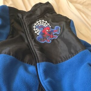 Disney Blue and Black Spider-Man Kids Jacket